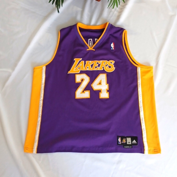 adidas Other - Adidas LA Lakers Bryant Jersey #24 (several snags see photos) Size XXL(56)